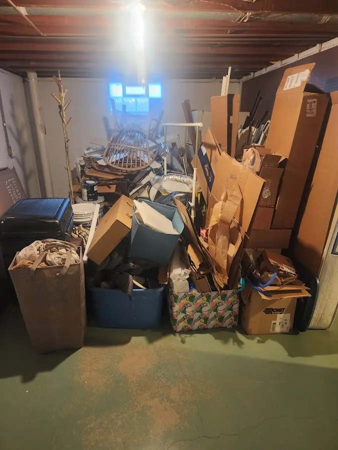 Roll-off dumpster container at job site for Construction Dumpster Rental in Southern Shops